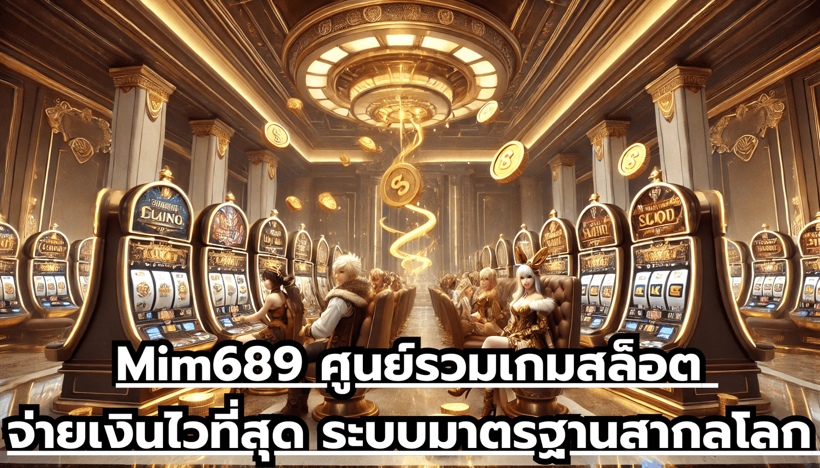 Mim689 ศูนย์รวมเกมสล็อต จ่ายเงินไวที่สุด ระบบมาตรฐานสากลโลก เดิมพนันไม่สะดุด ไม่กั๊กยูส
